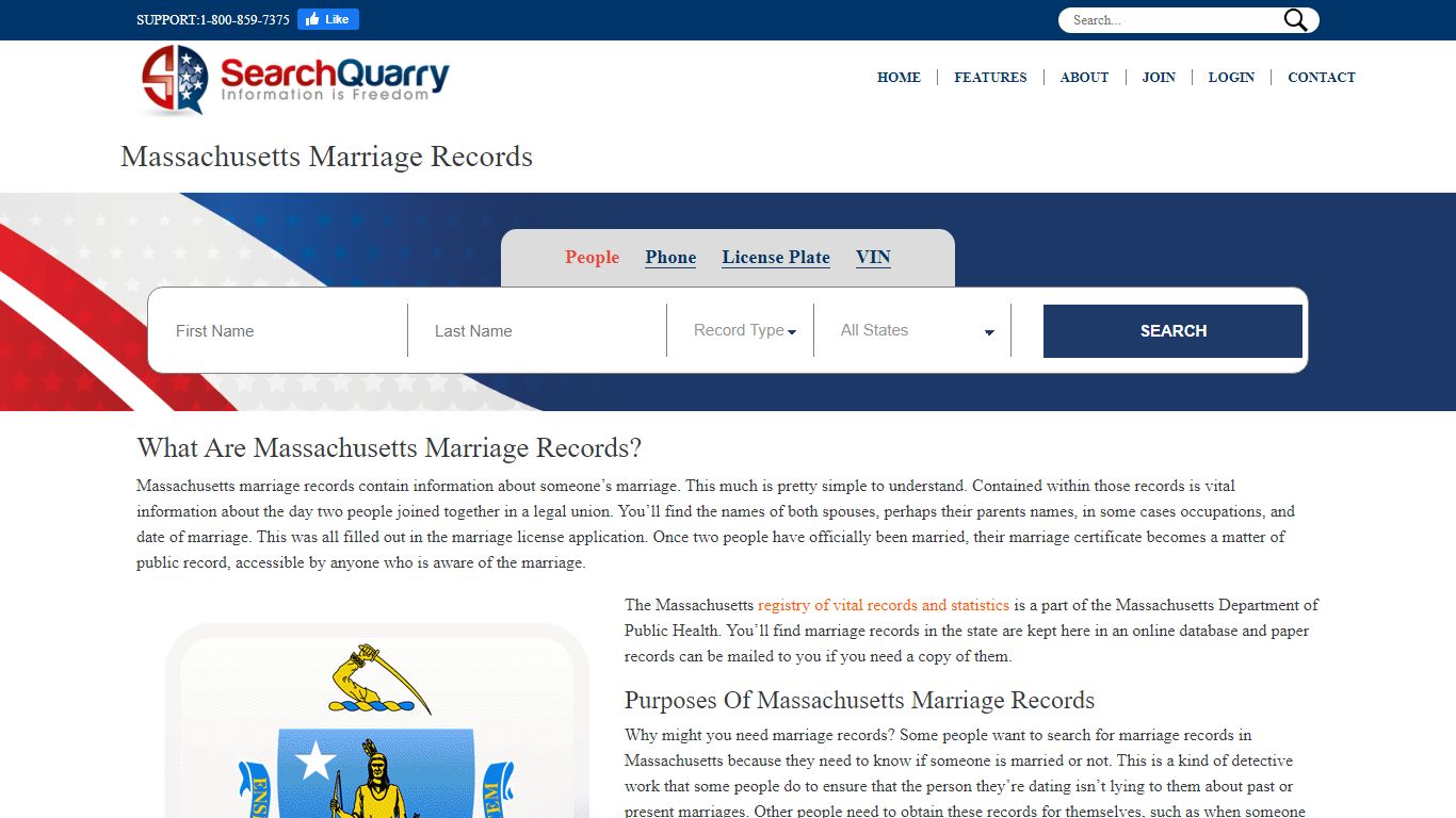 Massachusetts Marriage Records | Search By Name & State - SearchQuarry